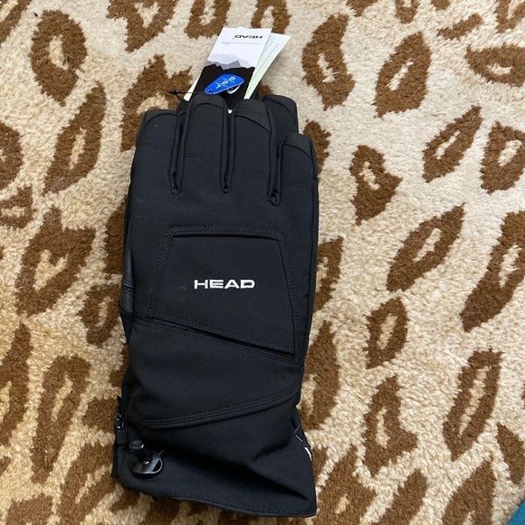 Head Other - Head Waterproof Breathable Winter Ski Snow Gloves Size L Zipper Pocket sensatec